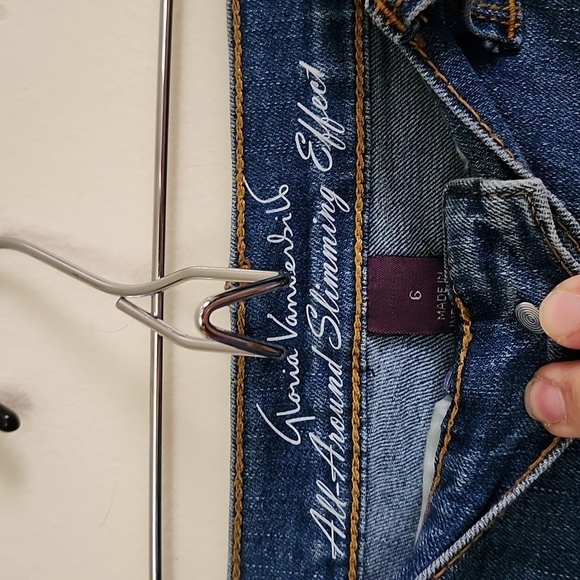 Gloria Vanderbilt Amanda all around slimming effect jean shorts, women's 6 - Picture 4 of 7